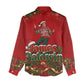 James Baldwin Christmas Women Casual Shirt Ugly Christmas Pattern Vintage Holiday