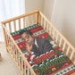 James Baldwin Christmas Baby Bed Cover African American Author Ugly Christmas Pattern Retro