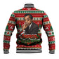 James Baldwin Christmas Baseball Jacket African American Author Ugly Christmas Pattern Retro