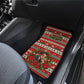 James Baldwin Christmas Car Mats African American Author Ugly Christmas Pattern Retro