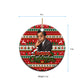 James Baldwin Christmas Ceramic Ornament African American Author Ugly Christmas Pattern Retro