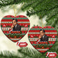 James Baldwin Christmas Ceramic Ornament African American Author Ugly Christmas Pattern Retro