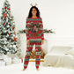 James Baldwin Christmas Pajama Set African American Author Ugly Christmas Pattern Retro