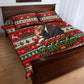 James Baldwin Christmas Quilt Bed Set African American Author Ugly Christmas Pattern Retro