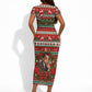 James Baldwin Christmas Short Sleeve Bodycon Dress African American Author Ugly Christmas Pattern Retro