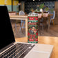 James Baldwin Christmas Skinny Tumbler African American Author Ugly Christmas Pattern Retro