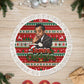 James Baldwin Christmas Tree Skirt African American Author Ugly Christmas Pattern Retro