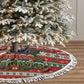 James Baldwin Christmas Tree Skirt African American Author Ugly Christmas Pattern Retro