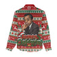 James Baldwin Christmas Women Casual Shirt African American Author Ugly Christmas Pattern Retro