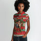 James Baldwin Christmas Women Polo Shirt African American Author Ugly Christmas Pattern Retro