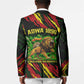 Menelik II Blazer with Lion of Adwa Title, Battle of Adwa 1896 Graphic and Bold Pan-African - African Pride