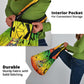 Menelik II Grocery Bag with Crowned Portrait, Ethiopia Never Colonized Text and Pan-African Abstract - African Pride