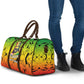 Menelik II Travel Bag with Crowned Portrait, Ethiopia Never Colonized Text and Pan-African Abstract - African Pride