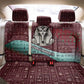 Hatshepsut Back Car Seat Cover with Pharaoh Bust Illustration, Female Pharaoh Title and Egyptian Hieroglyph - African Pride