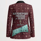 Hatshepsut Blazer with Pharaoh Bust Illustration, Female Pharaoh Title and Egyptian Hieroglyph - African Pride