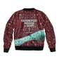 Hatshepsut Bomber Jacket with Pharaoh Bust Illustration, Female Pharaoh Title and Egyptian Hieroglyph - African Pride