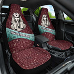 Hatshepsut Car Seat Cover with Pharaoh Bust Illustration, Female Pharaoh Title and Egyptian Hieroglyph - African Pride