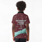 Hatshepsut Kid Polo Shirt with Pharaoh Bust Illustration, Female Pharaoh Title and Egyptian Hieroglyph - African Pride
