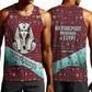 Hatshepsut Men Tank Top with Pharaoh Bust Illustration, Female Pharaoh Title and Egyptian Hieroglyph - African Pride