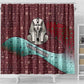 Hatshepsut Shower Curtain with Pharaoh Bust Illustration, Female Pharaoh Title and Egyptian Hieroglyph - African Pride
