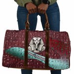 Hatshepsut Travel Bag with Pharaoh Bust Illustration, Female Pharaoh Title and Egyptian Hieroglyph - African Pride