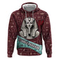 Hatshepsut Zip Hoodie with Pharaoh Bust Illustration, Female Pharaoh Title and Egyptian Hieroglyph - African Pride