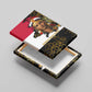 Hatshepsut Canvas Wall Art with Royal Portrait, Pre-Colonial Empires Text and Red-Black Honeycomb - African Pride