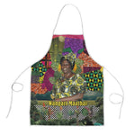 Wangari Maathai Apron Colorful Nature-Inspired Design Empowerment Quote African Print Environmental - African Pride