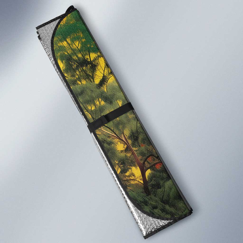 Wangari Maathai Auto Sun Shade Colorful Nature-Inspired Design Empowerment Quote African Print Environmental - African Pride