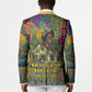 Wangari Maathai Blazer Colorful Nature-Inspired Design Empowerment Quote African Print Environmental - African Pride
