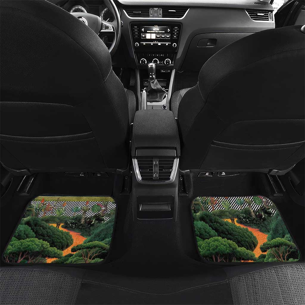 Wangari Maathai Car Mats Colorful Nature-Inspired Design Empowerment Quote African Print Environmental - African Pride