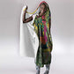 Wangari Maathai Hooded Blanket Colorful Nature-Inspired Design Empowerment Quote African Print Environmental - African Pride