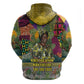 Wangari Maathai Hoodie Colorful Nature-Inspired Design Empowerment Quote African Print Environmental - African Pride