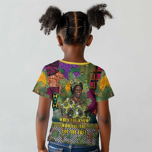 Wangari Maathai Kid T shirt Colorful Nature-Inspired Design Empowerment Quote African Print Environmental - African Pride