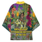 Wangari Maathai Kimono Colorful Nature-Inspired Design Empowerment Quote African Print Environmental - African Pride