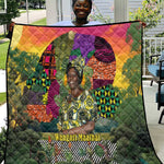 Wangari Maathai Quilt Colorful Nature-Inspired Design Empowerment Quote African Print Environmental - African Pride