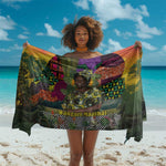 Wangari Maathai Sarong Colorful Nature-Inspired Design Empowerment Quote African Print Environmental - African Pride