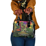 Wangari Maathai Shoulder Handbag Colorful Nature-Inspired Design Empowerment Quote African Print Environmental - African Pride