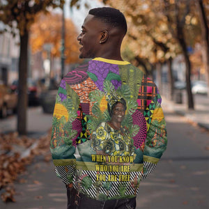 Wangari Maathai Sweatshirt Colorful Nature-Inspired Design Empowerment Quote African Print Environmental - African Pride