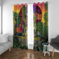 Wangari Maathai Window Curtain Colorful Nature-Inspired Design Empowerment Quote African Print Environmental - African Pride