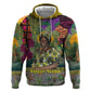 Wangari Maathai Zip Hoodie Colorful Nature-Inspired Design Empowerment Quote African Print Environmental - African Pride