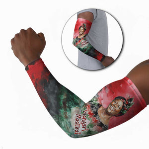Wangari Maathai Arm Sleeves Kenyan Flag Watercolor Style - Environmental Quote Planting Trees Tribute Eco-Activism - African Pride