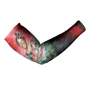 Wangari Maathai Arm Sleeves Kenyan Flag Watercolor Style - Environmental Quote Planting Trees Tribute Eco-Activism - African Pride
