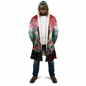 Wangari Maathai Cloak Kenyan Flag Watercolor Style - Environmental Quote Planting Trees Tribute Eco-Activism - African Pride