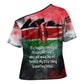 Wangari Maathai Cross Shoulder Shirt Kenyan Flag Watercolor Style - Environmental Quote Planting Trees Tribute Eco-Activism - African Pride