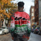 Wangari Maathai Long Sleeve Shirt Kenyan Flag Watercolor Style - Environmental Quote Planting Trees Tribute Eco-Activism - African Pride
