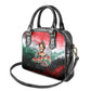 Wangari Maathai Shoulder Handbag Kenyan Flag Watercolor Style - Environmental Quote Planting Trees Tribute Eco-Activism - African Pride