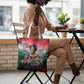 Wangari Maathai Tote Bag Kenyan Flag Watercolor Style - Environmental Quote Planting Trees Tribute Eco-Activism - African Pride