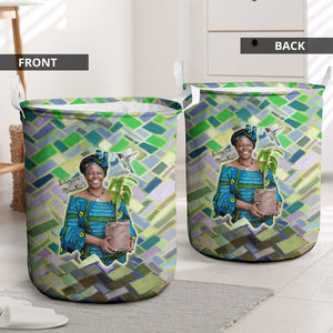 Wangari Maathai Laundry Basket Hummingbird Quote Tree Planting Theme Environmental Justice Tribute - African Pride