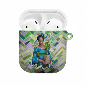 Wangari Maathai AirPods Case Hummingbird Quote Tree Planting Theme Environmental Justice Tribute - African Pride